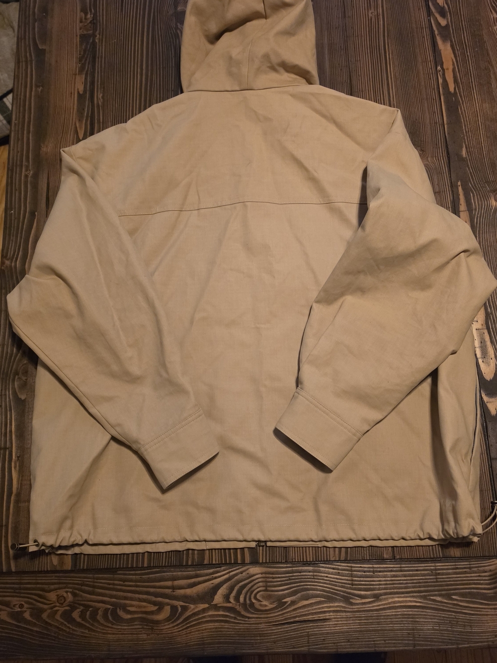 MOTHER Tan Hooded Utility Jacket - Picture 7 of 13